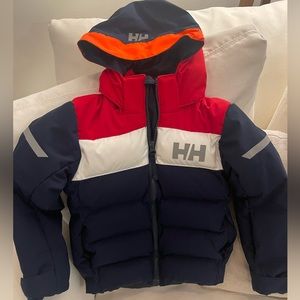 Boys Helly Hansen heavy weight ski jacket size 4